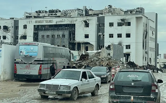 Das al-Schifa-Krankenhaus in Gaza-Stadt nach dem Krieg