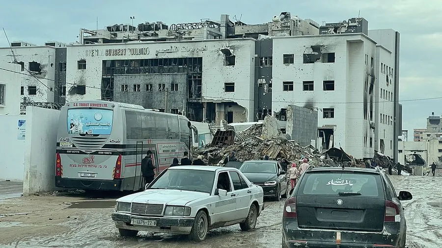 Al-Shifa Hospital in Gaza City after the war